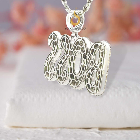 Boss Custom Moissanite Diamond Name Pendant Second