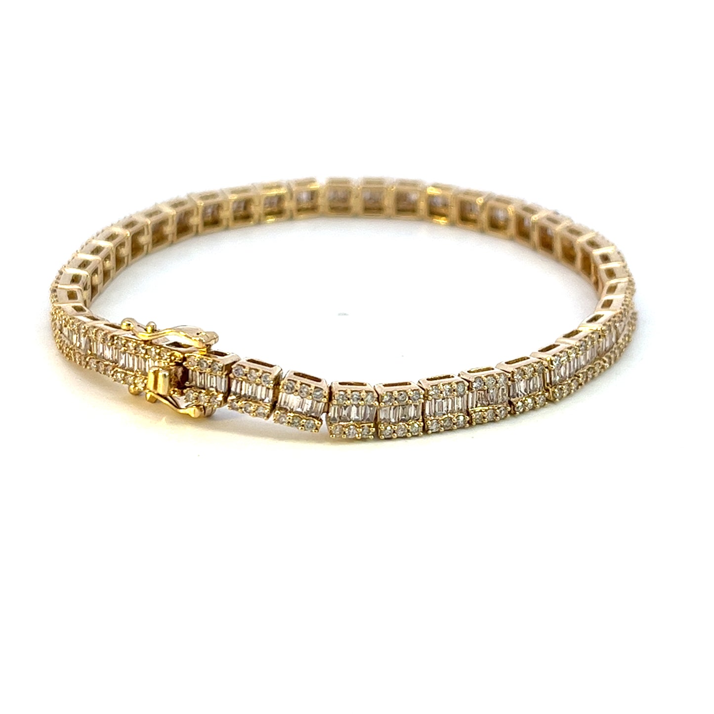 4.0CTW BAGUETTE DIAMOND BRACELET
