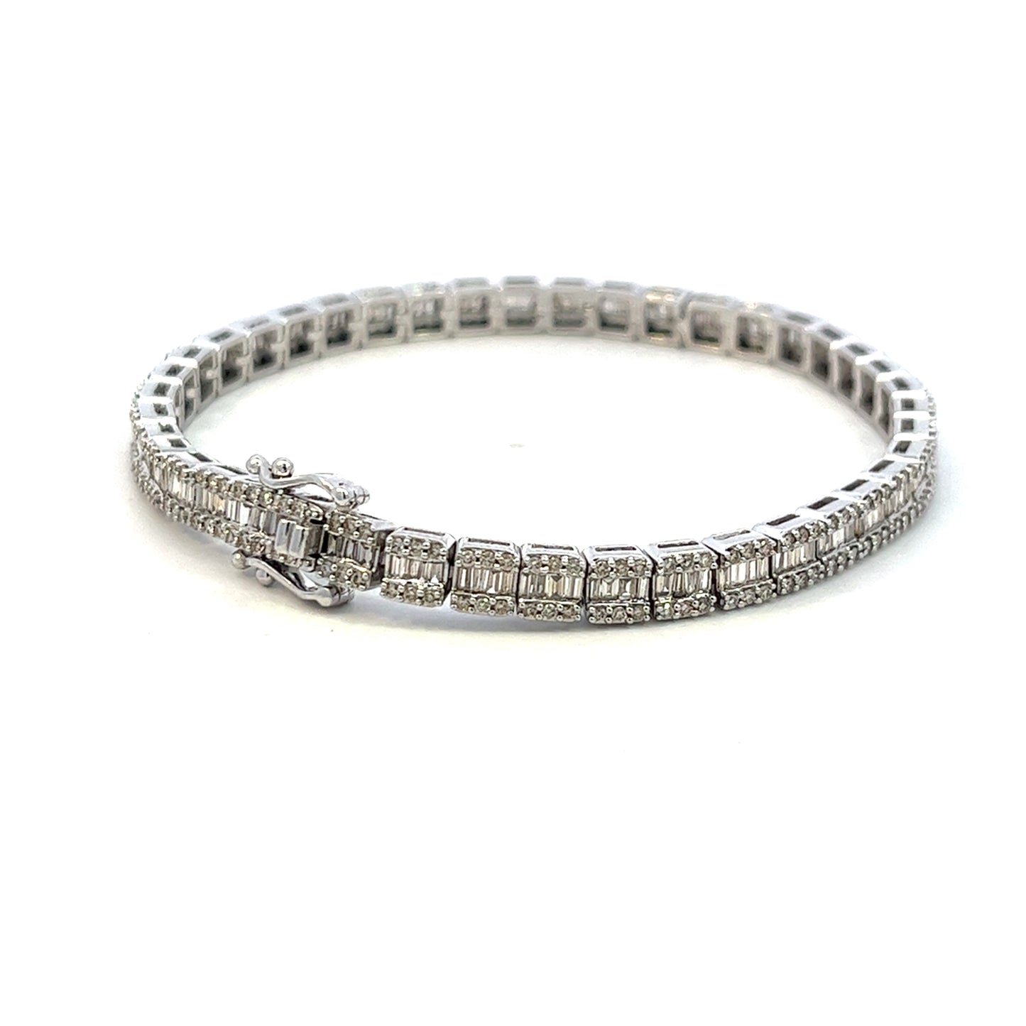 4.0CTW BAGUETTE DIAMOND BRACELET
