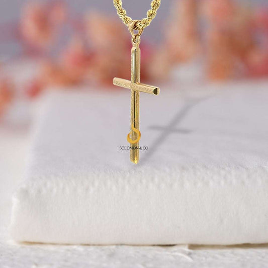 Hand Engraved Religious Cross Pendant Second