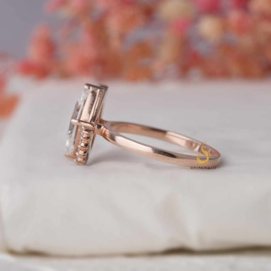 The Classic Sage Marquise Ring Second