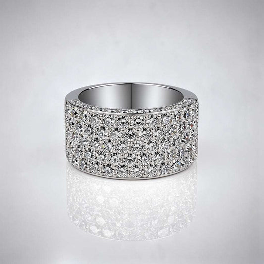 3.5 CTW Diamond Ring – 10K Gold