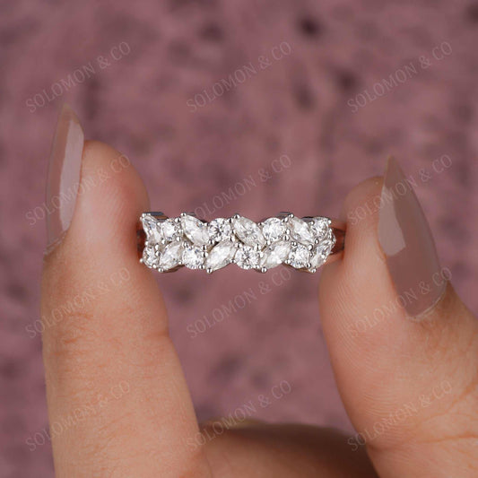 Huitan Exquisite Marquise Womens Ring Second