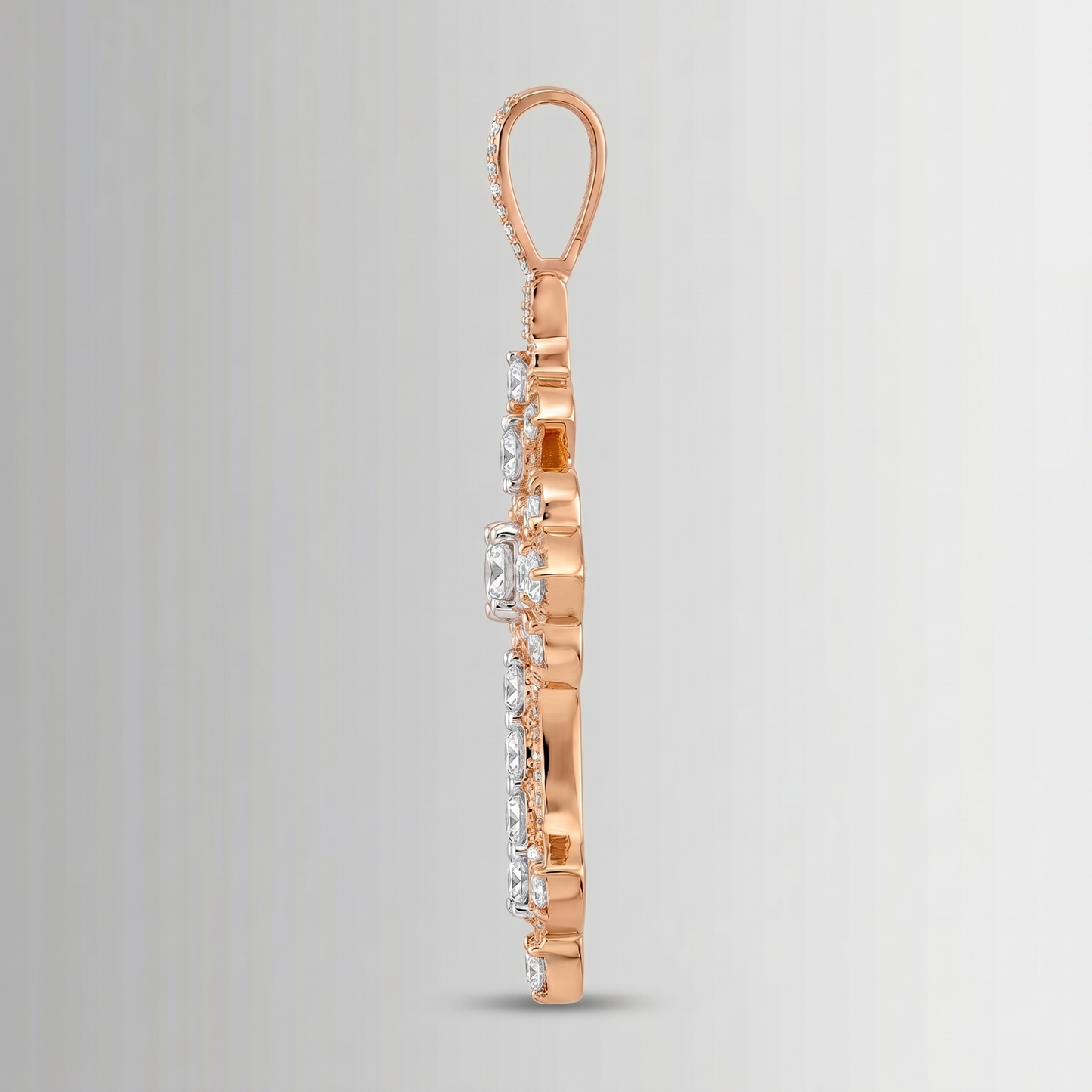 2.25 CTW Diamond Pendant – 10K Gold