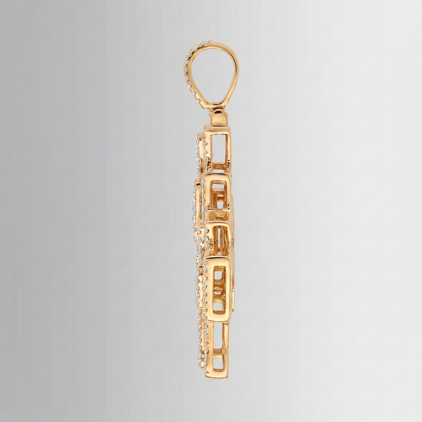 2.70 CTW Diamond Pendant – 10K Gold