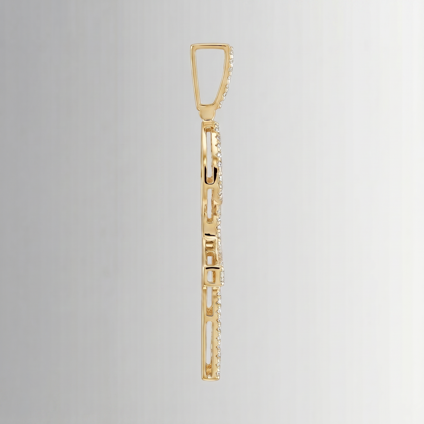 1.08 CTW Diamond Pendant – 10K Gold