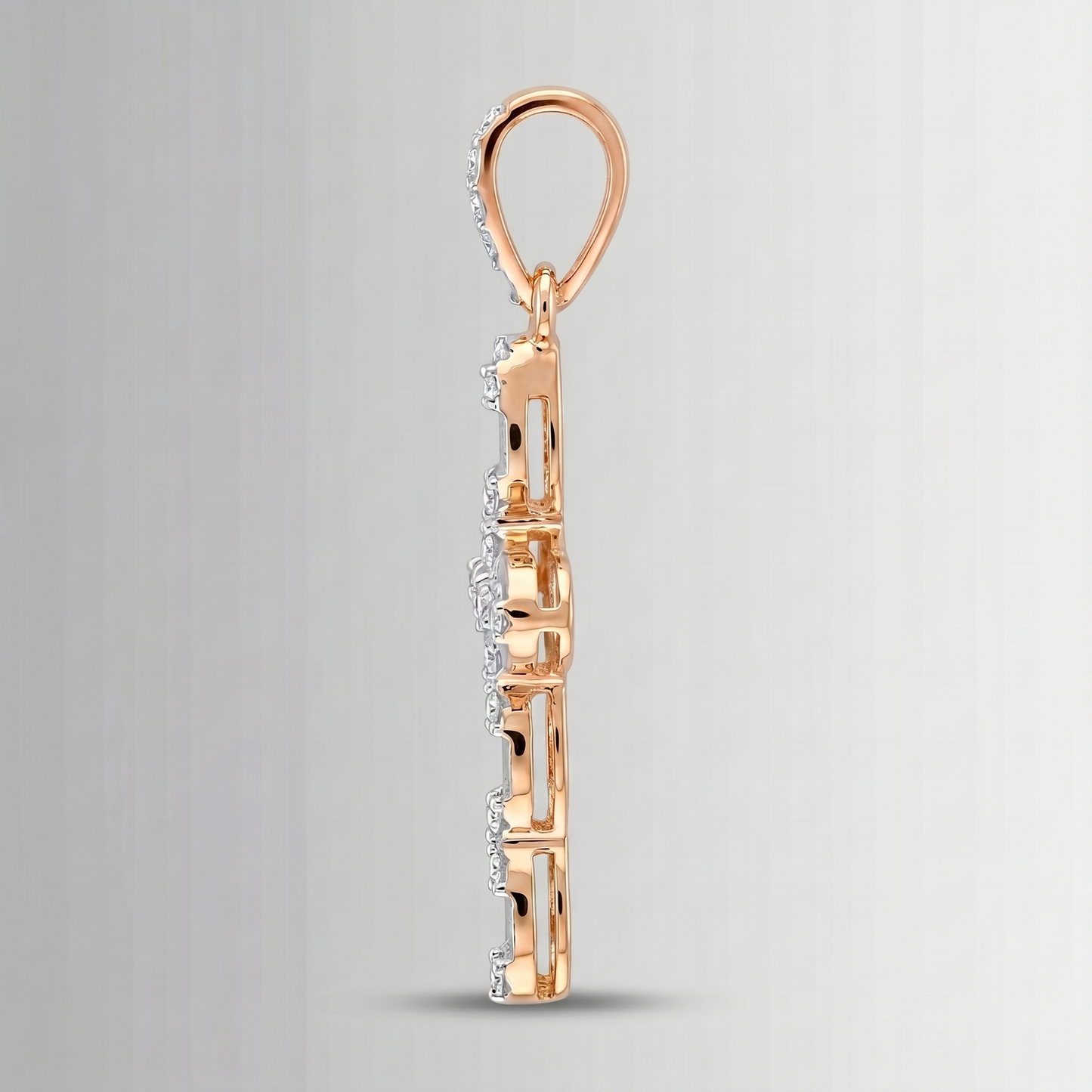 0.82 CTW Diamond Pendant – 10K Gold