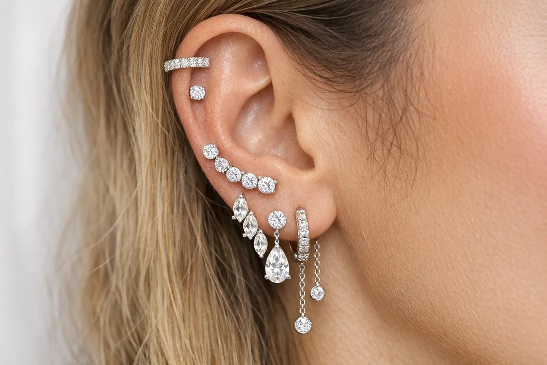 How to Layer Earrings