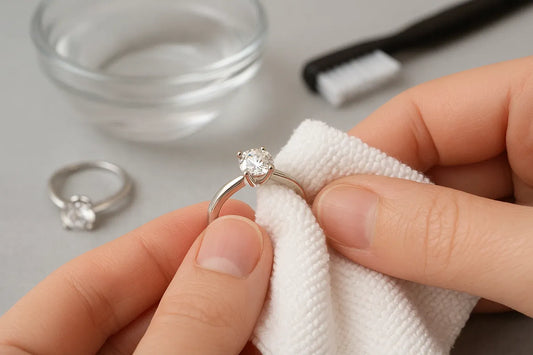 cleaning diamond rings