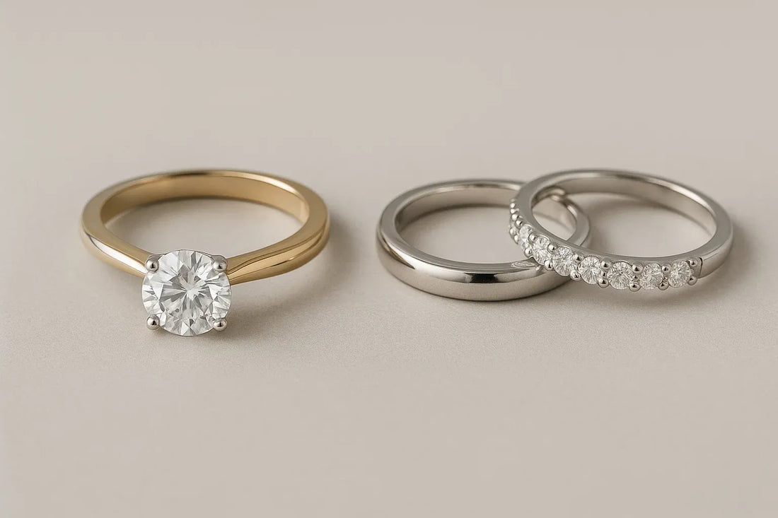 Engagement vs Wedding Ring