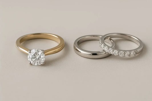 Engagement vs Wedding Ring