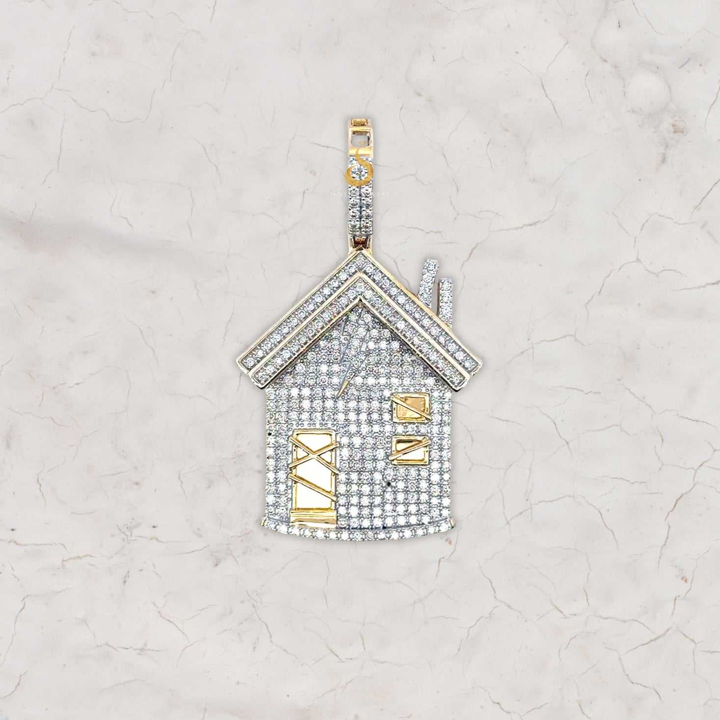 Diamond Trap House Men Women Pendant