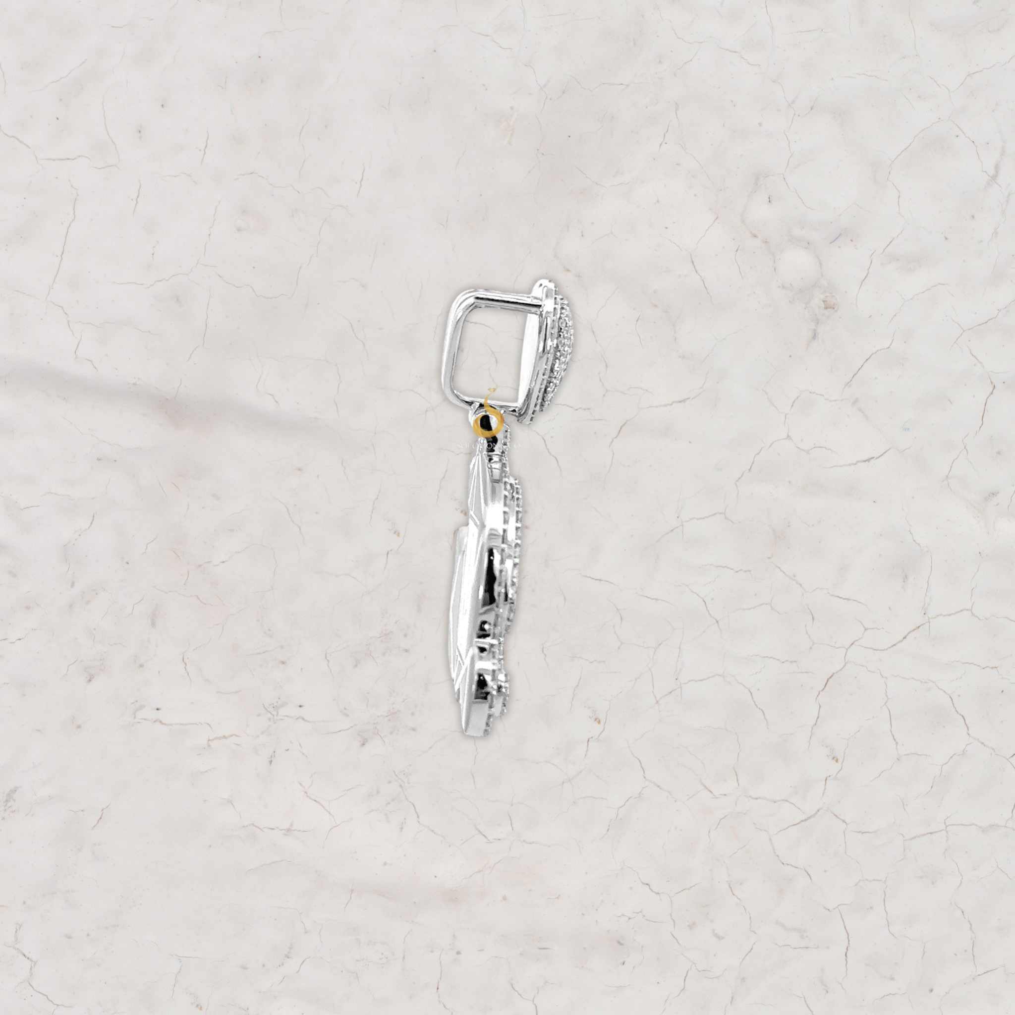 Tina Hip Hop Custom Moissanite 925 Silver Pendant 1.5inch