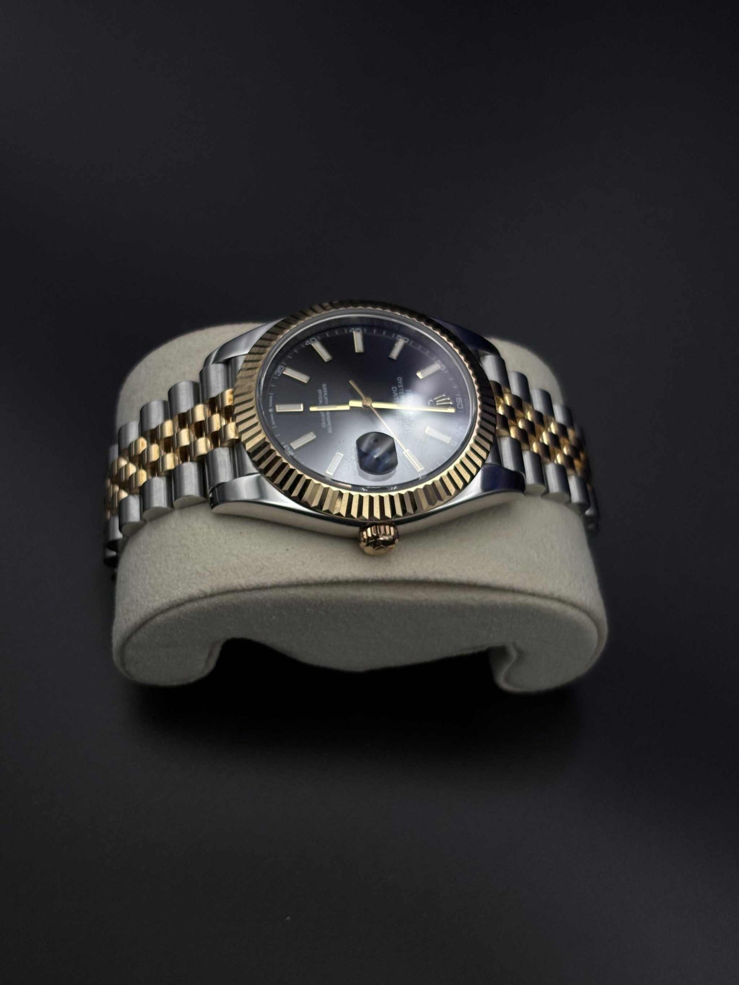 Rolex Datejust 41mm 126333 Two-Tone Black Dial Fluted Jubilee 2021 — Pre-Owned