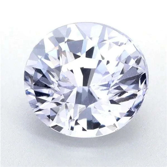 1.28ct Oval Natural Sapphire (Colour White, Clarity Eye Clean, Cut Faceted)