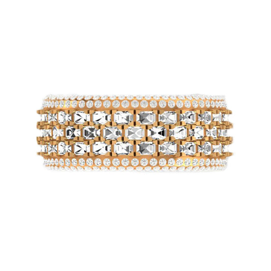 Iced Out Hip Hop Mens Diamond Eternity Ring