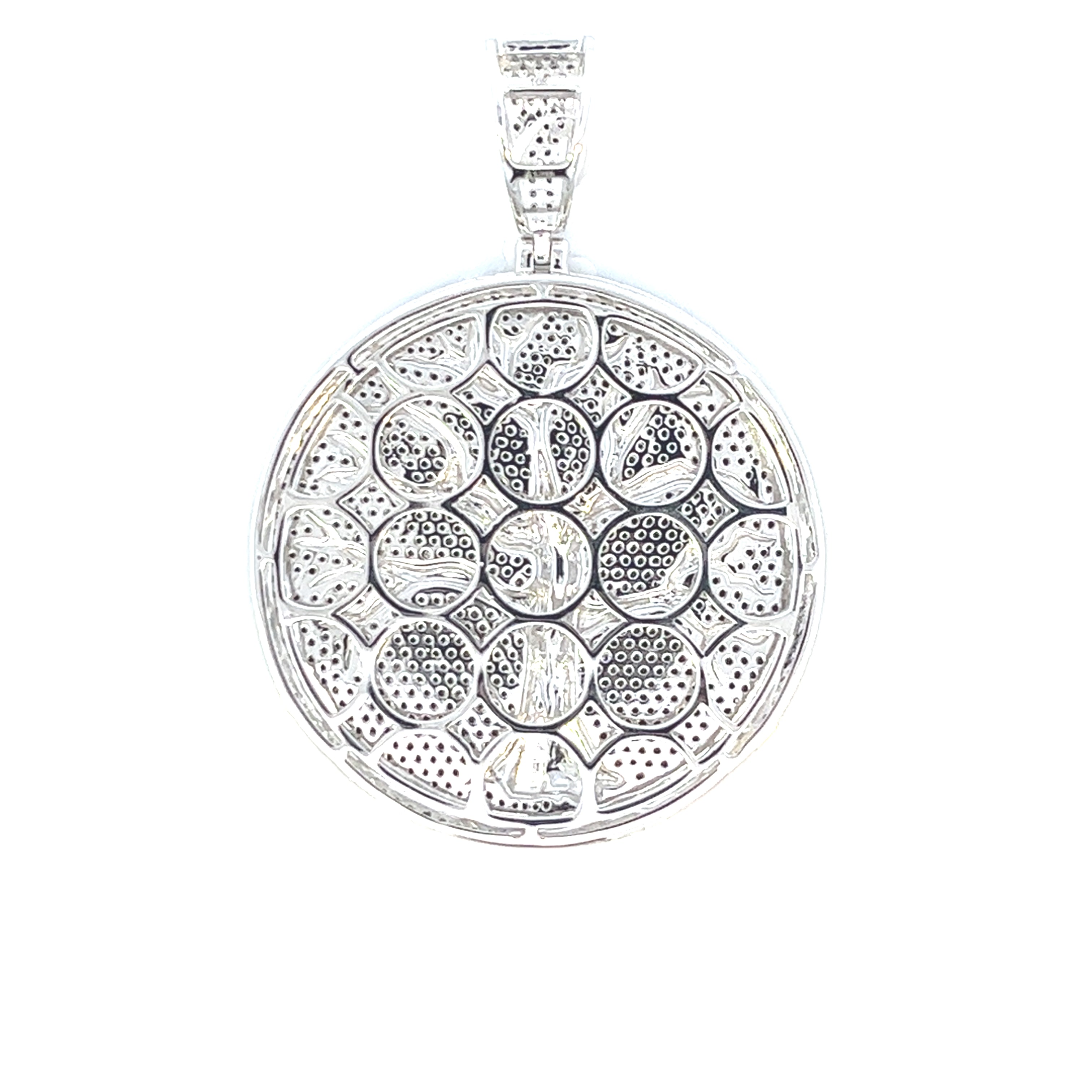 Circle of Gratitude Diamond Necklace 1/10 ct tw Sterling Silver 19
