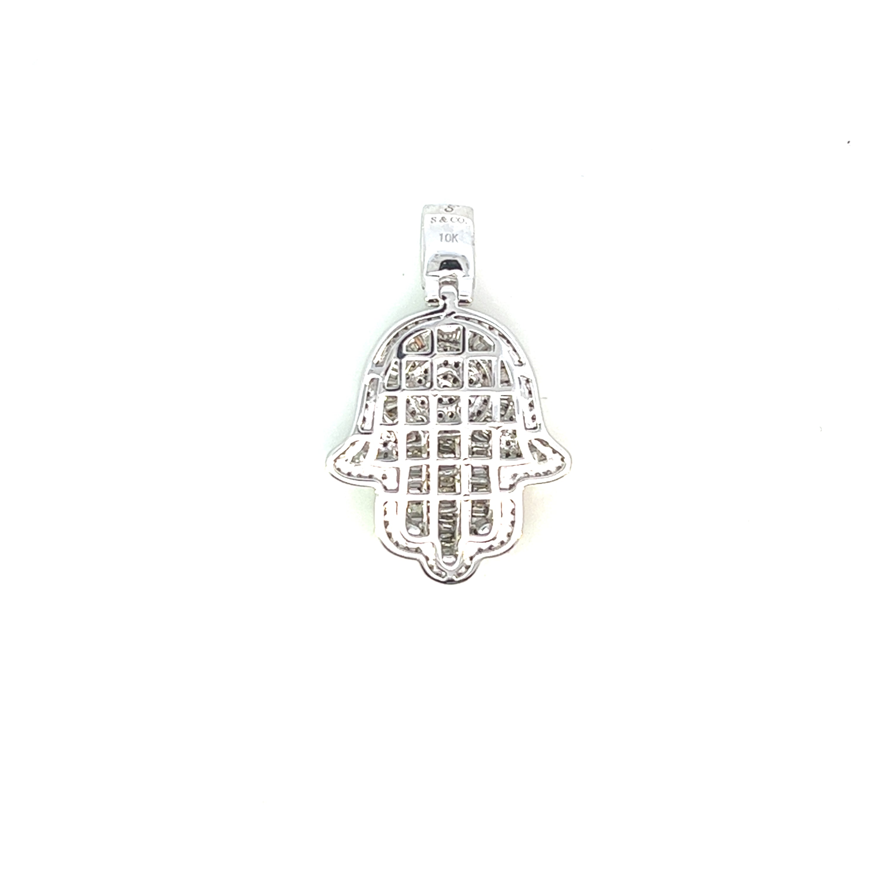 2.20CTW HAMSA DIAMOND PENDANT