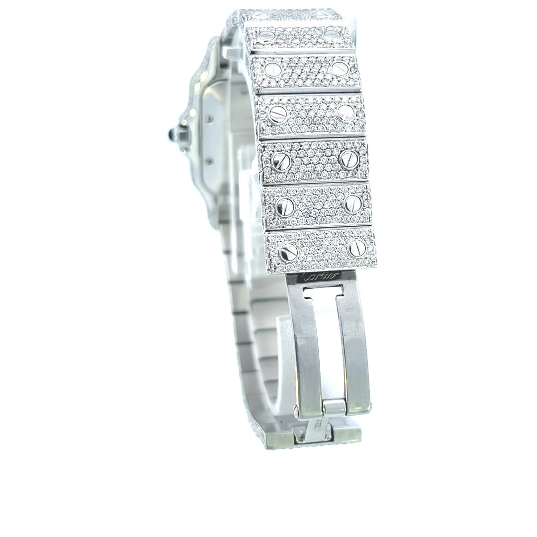 24MM DIAMOND CARTIER SANTOS GALBEE