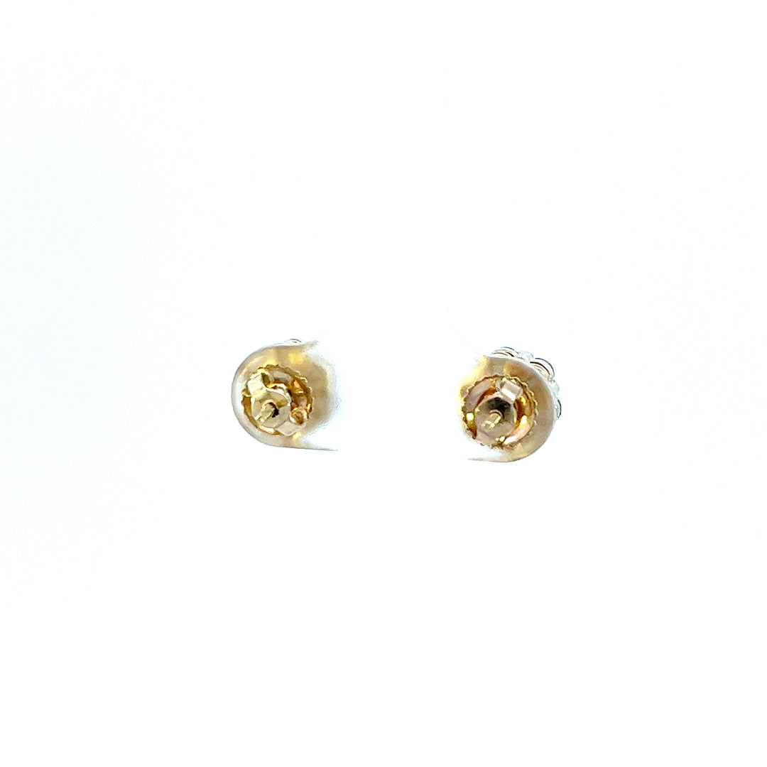 1.10CTW FLOWER DIAMOND EARRINGS