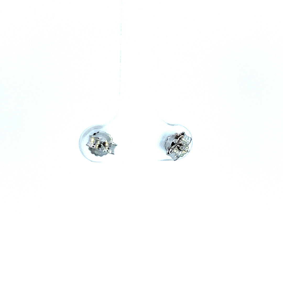 .25CTW FLOWER DIAMOND EARRINGS