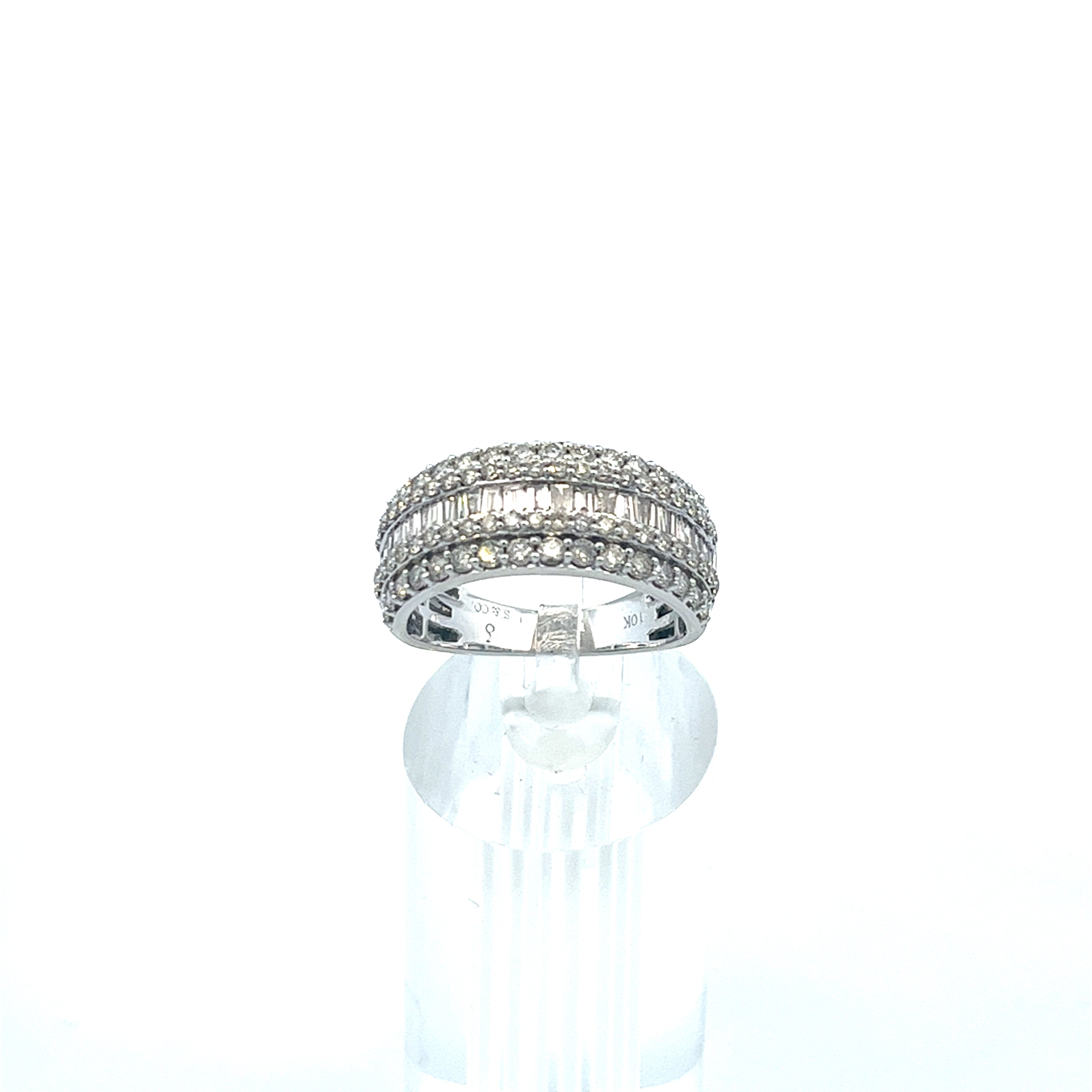 2.30CTW BAGUETTE DIAMOND BAND RING