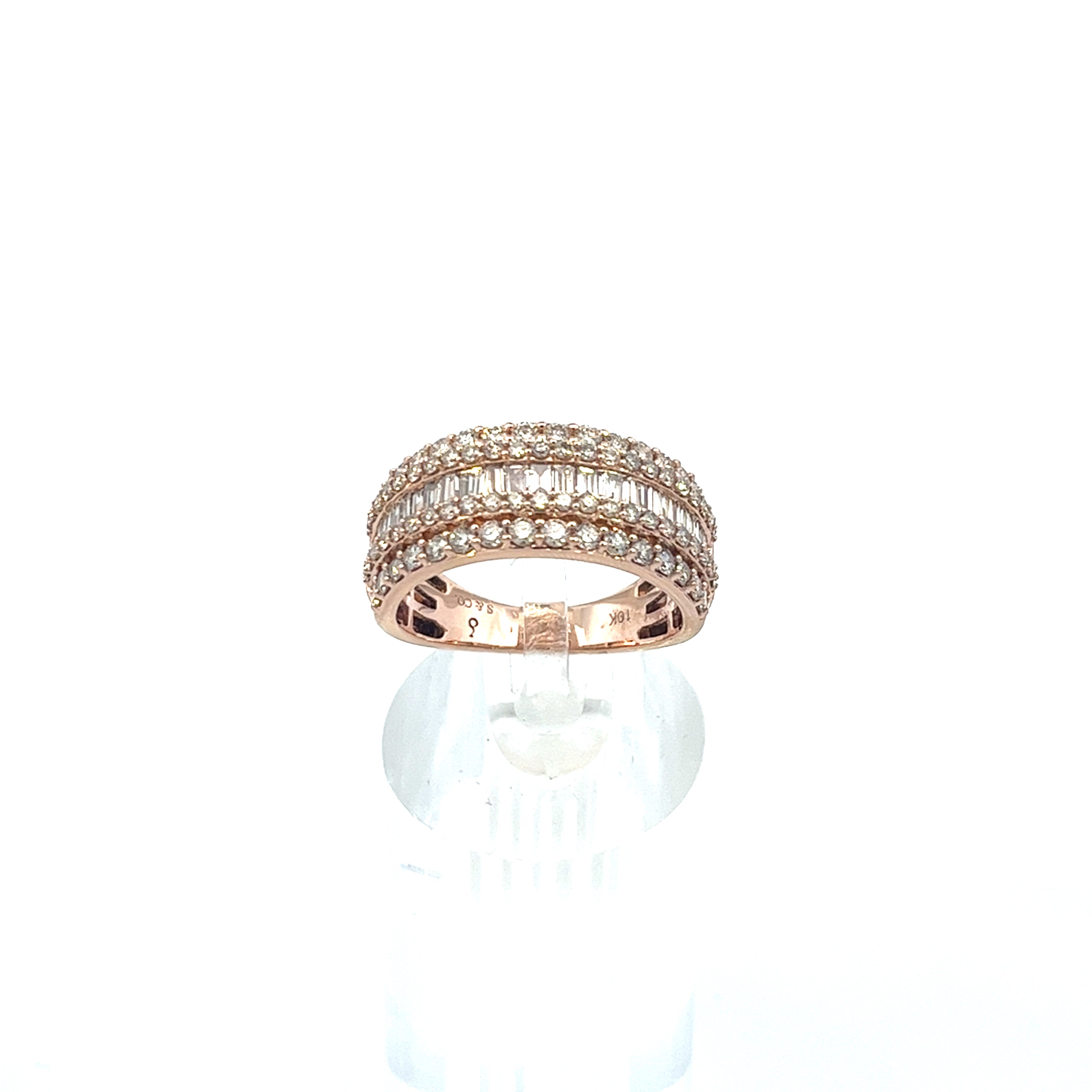 2.30CTW BAGUETTE DIAMOND BAND RING