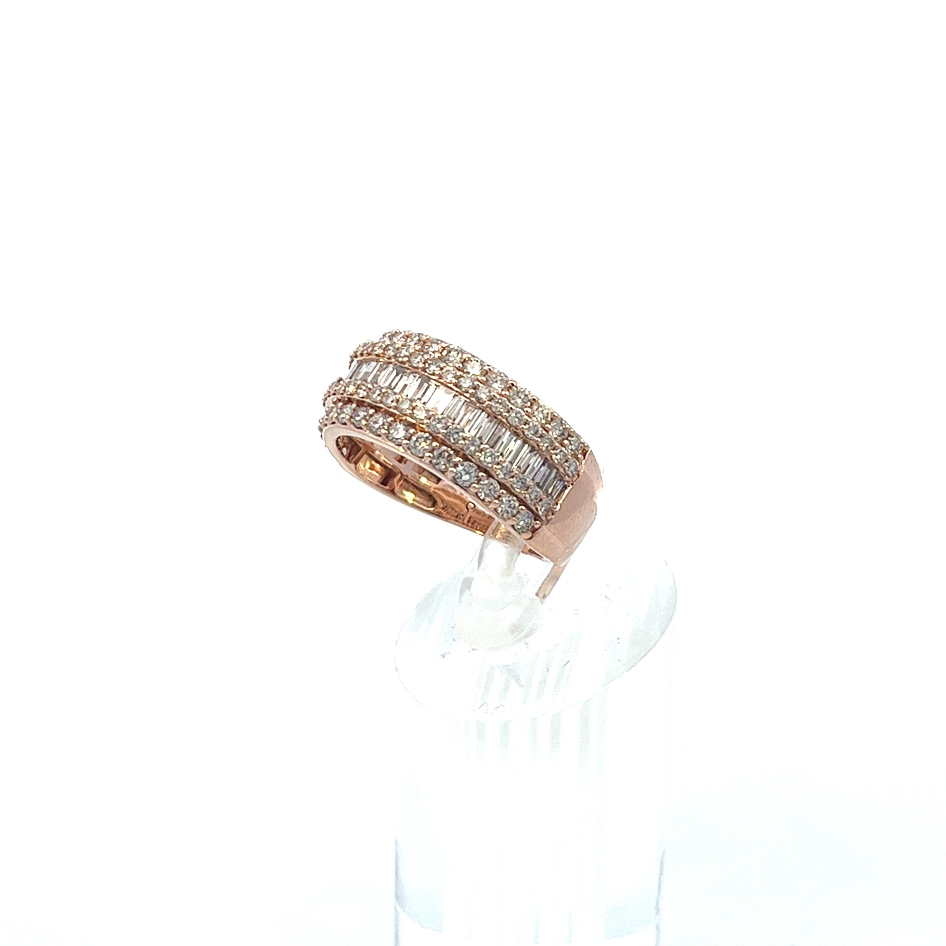 2.30CTW BAGUETTE DIAMOND BAND RING