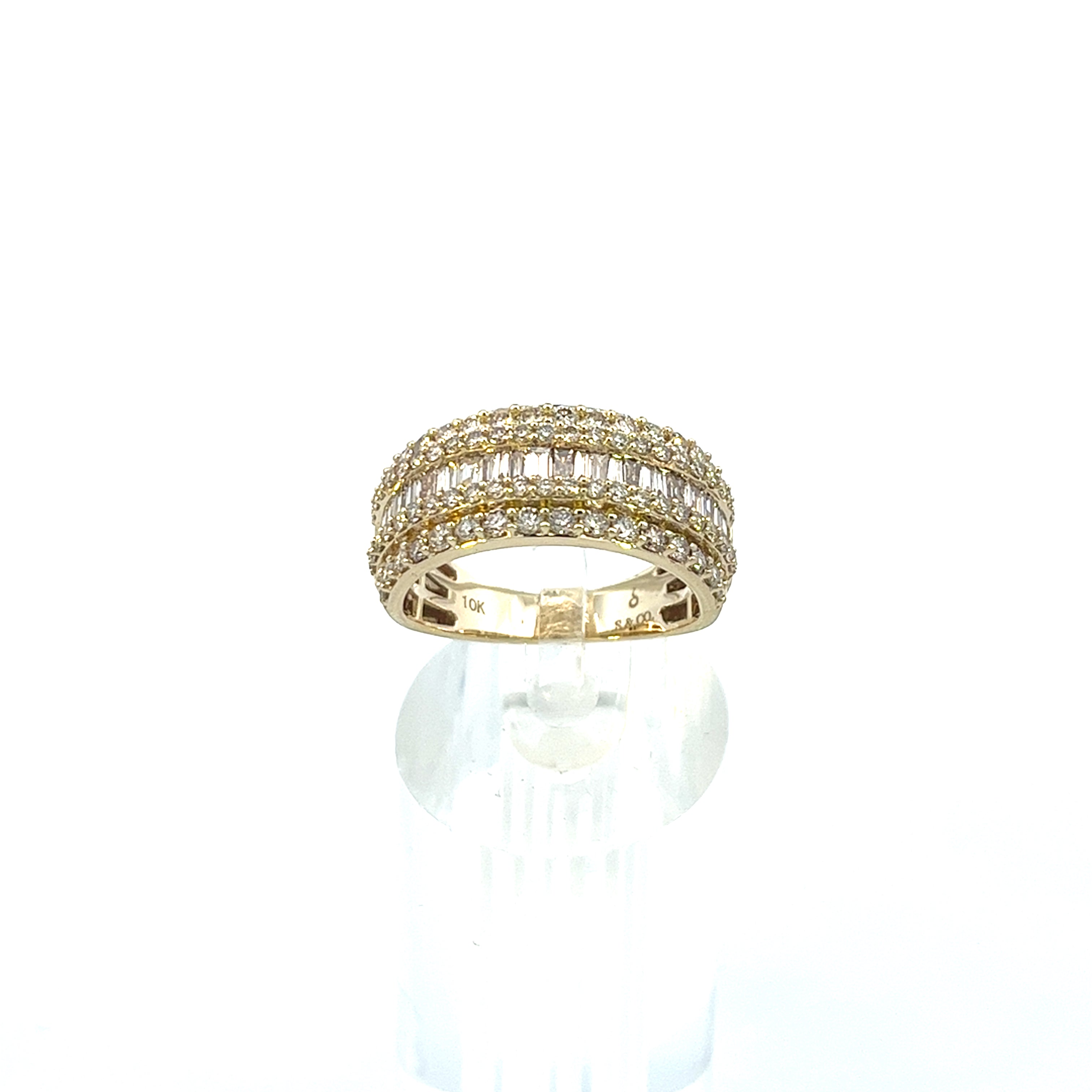 2.30CTW BAGUETTE DIAMOND BAND RING