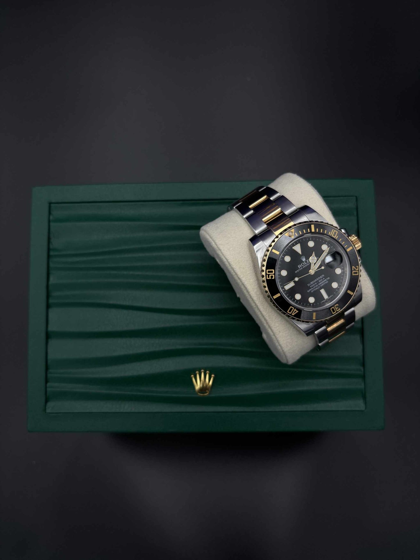 Rolex Submariner Date 40mm 116613LN Two-Tone Black Dial Ceramic 2014 — Pre-Owned