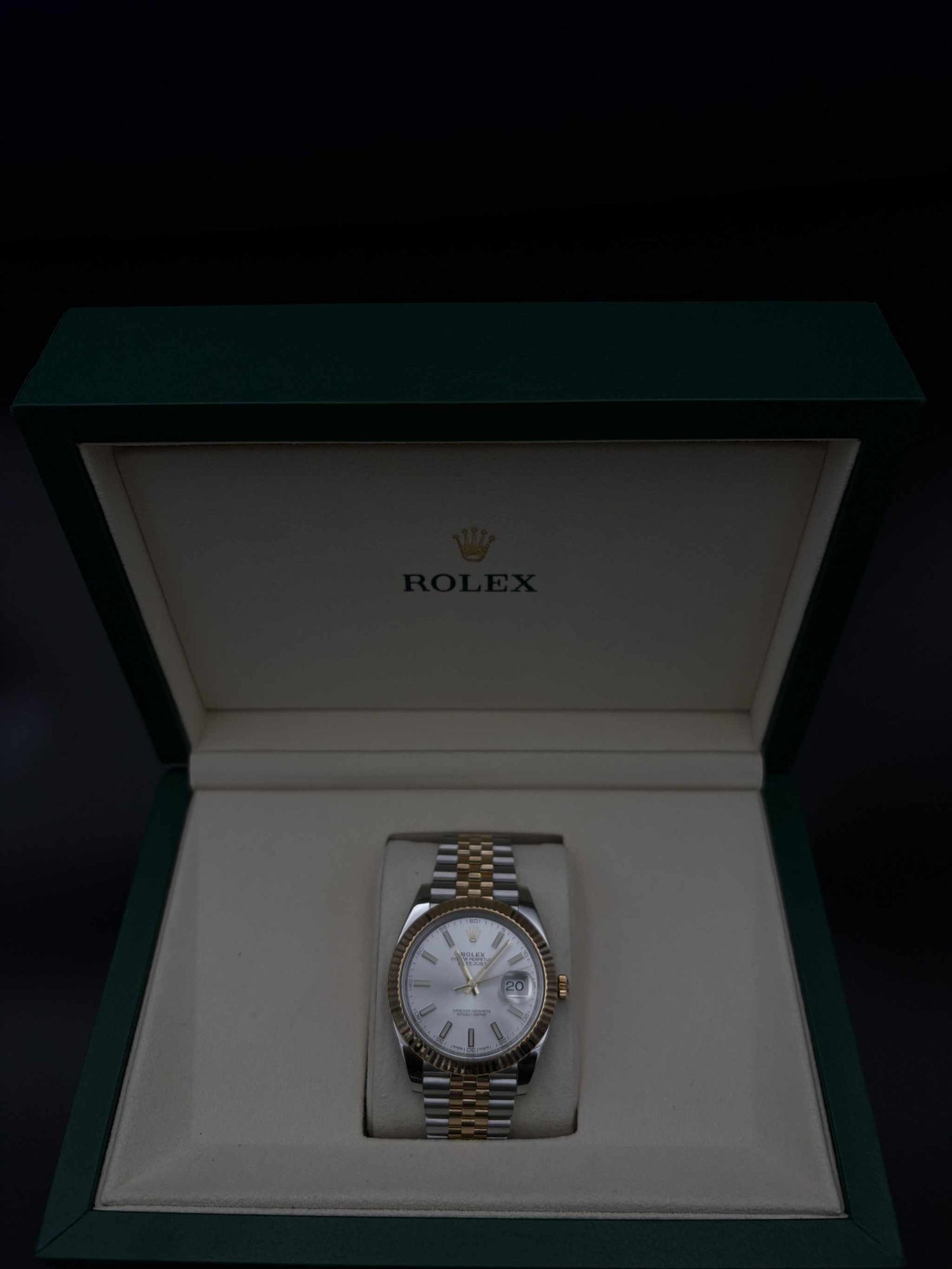 Rolex Datejust 41mm 126333 Two-Tone Silver Dial Fluted Jubilee 2016 — Pre-Owned
