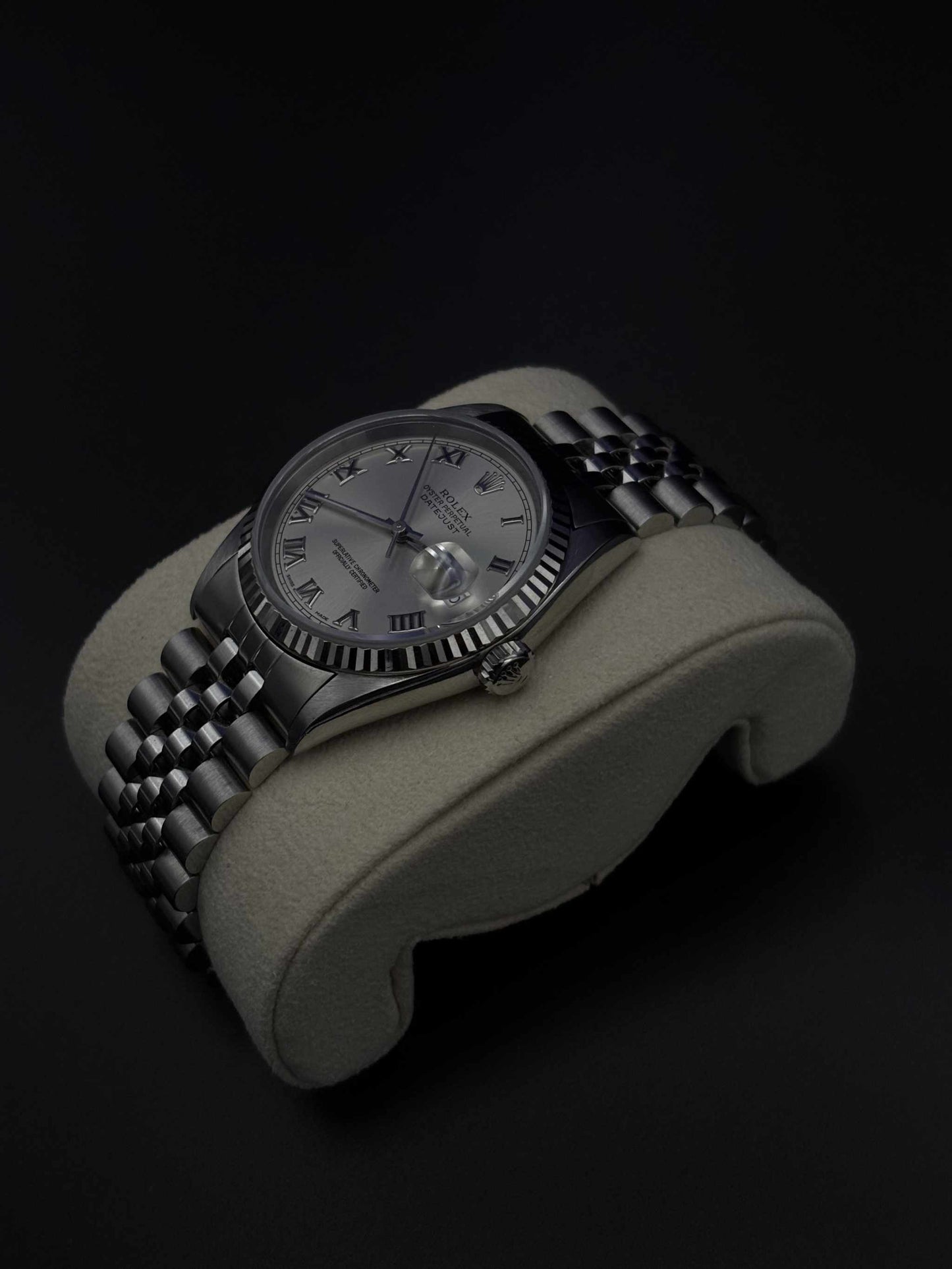 Rolex Datejust 36mm 16234 Stainless Steel Silver Dial Fluted Jubilee 1995 — Pre-Owned
