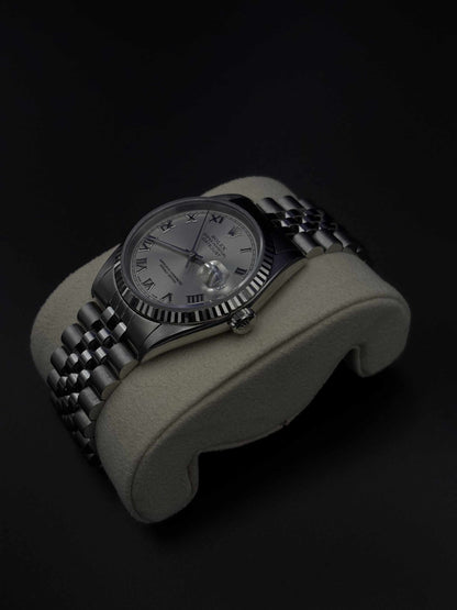 Rolex Datejust 36mm 16234 Stainless Steel Silver Dial Fluted Jubilee 1995 — Pre-Owned