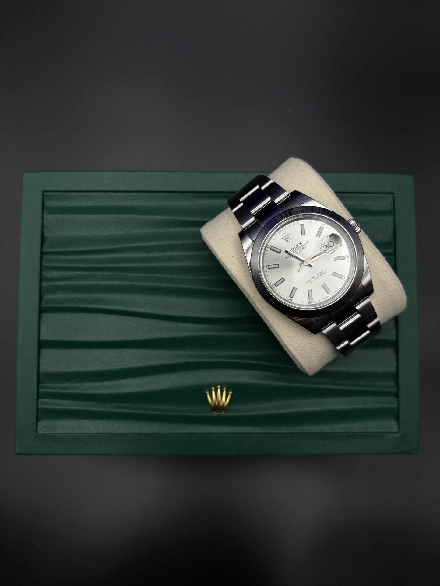 Rolex Datejust 41mm 126300 Steel Silver Dial Smooth Bezel Oyster 2019 — Pre-Owned
