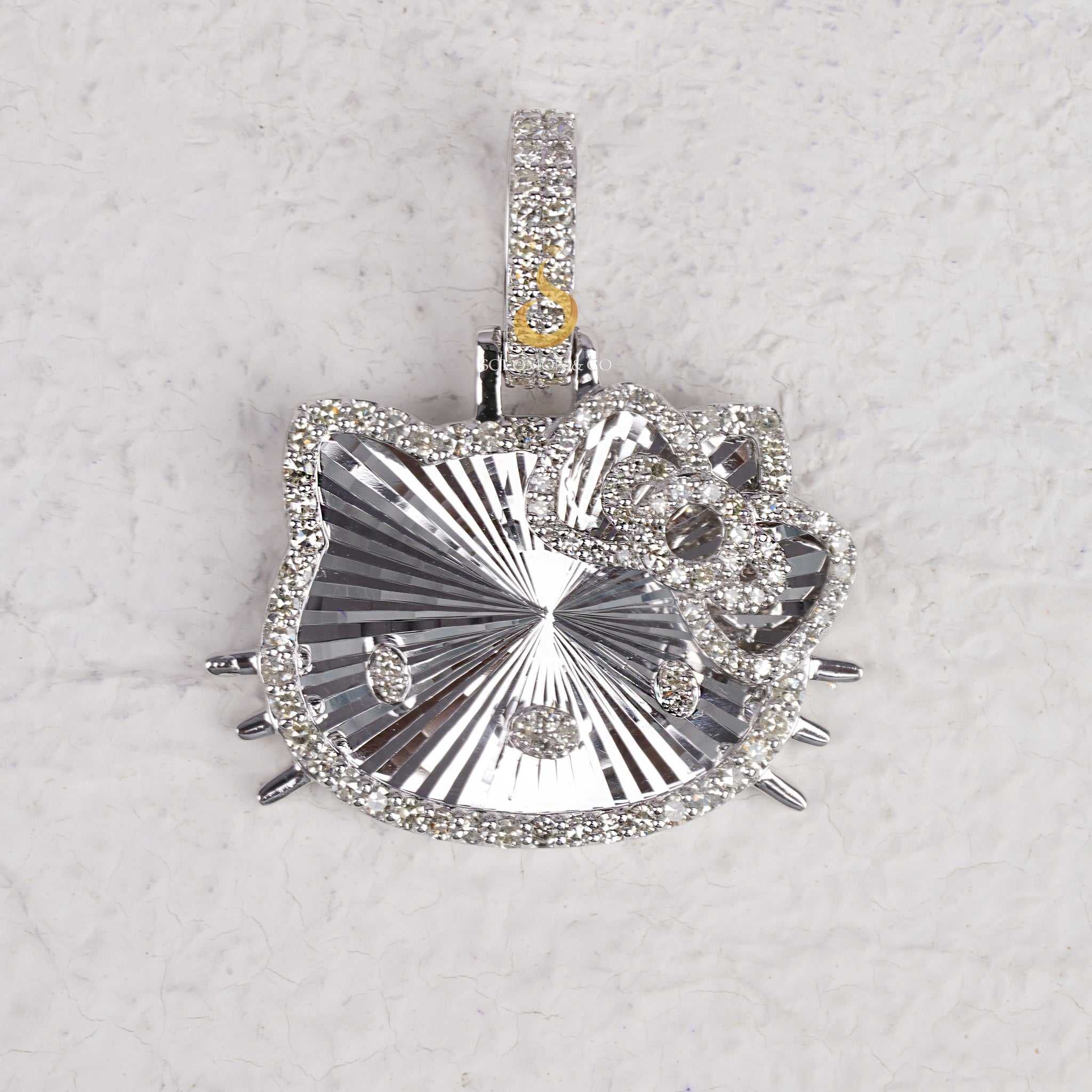 Hello Kitty Customized Diamond Pendant