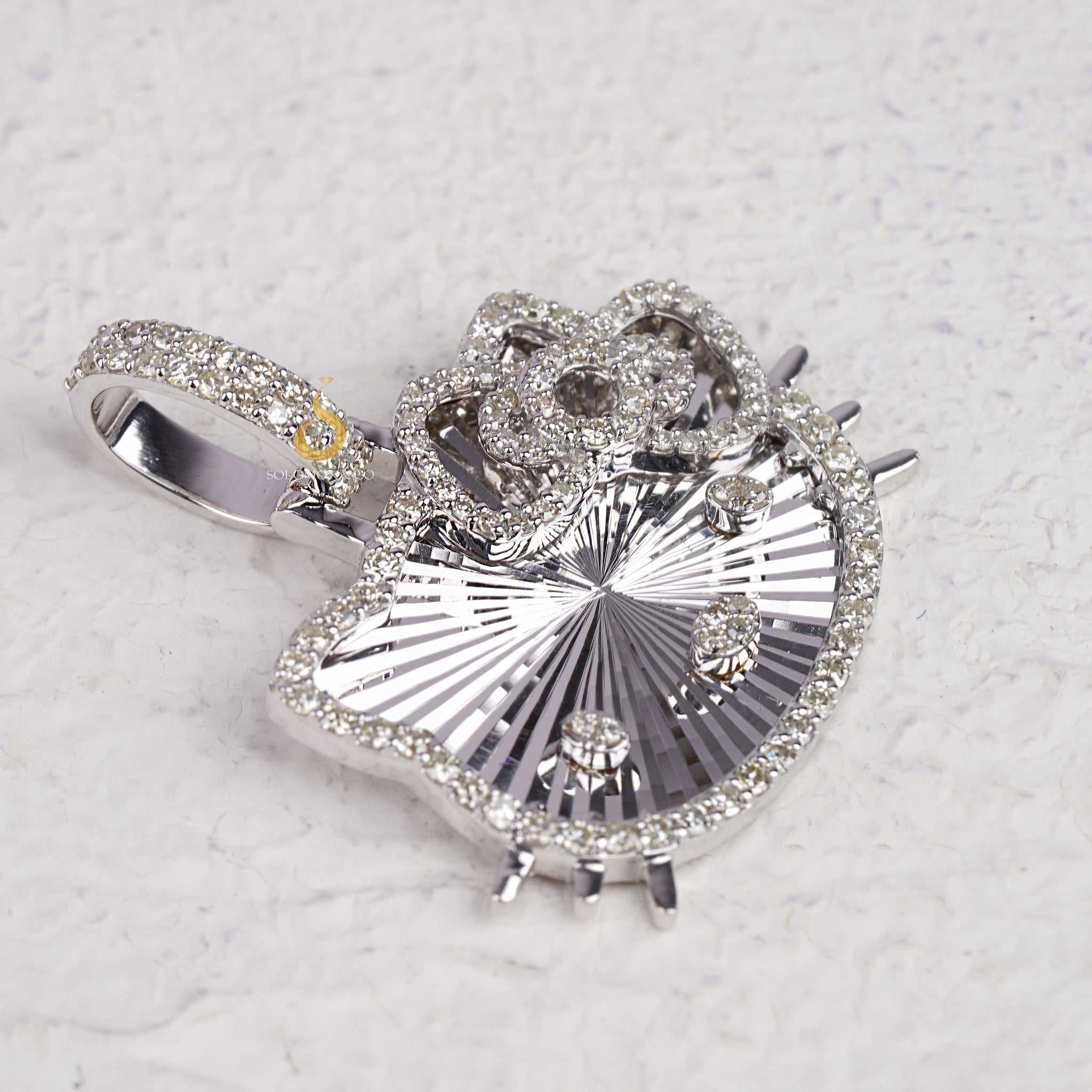 Hello Kitty Customized Diamond Pendant