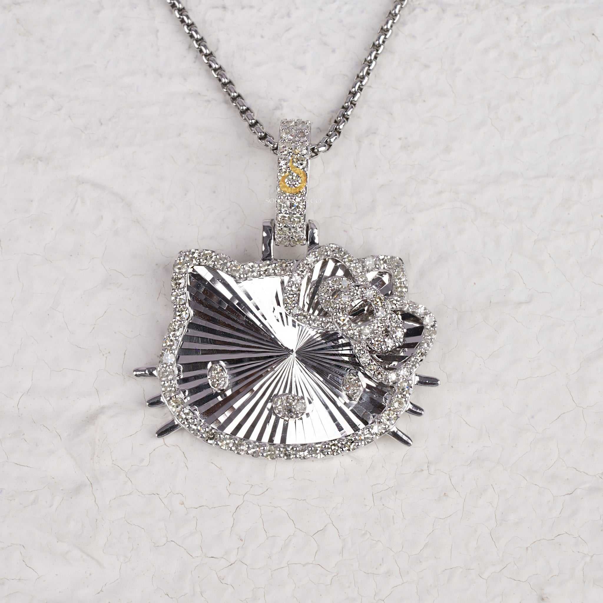 Hello Kitty Customized Diamond Pendant