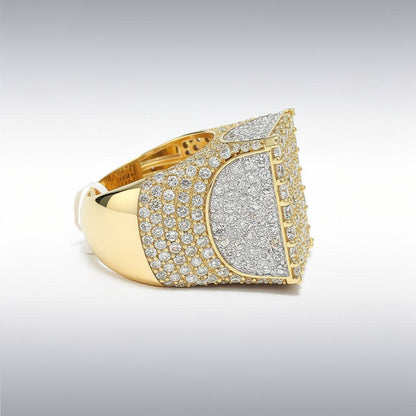 8.3 CTW Diamond Ring – 10K Gold