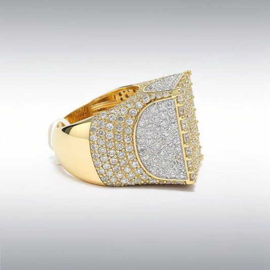 8.3 CTW Diamond Ring – 10K Gold