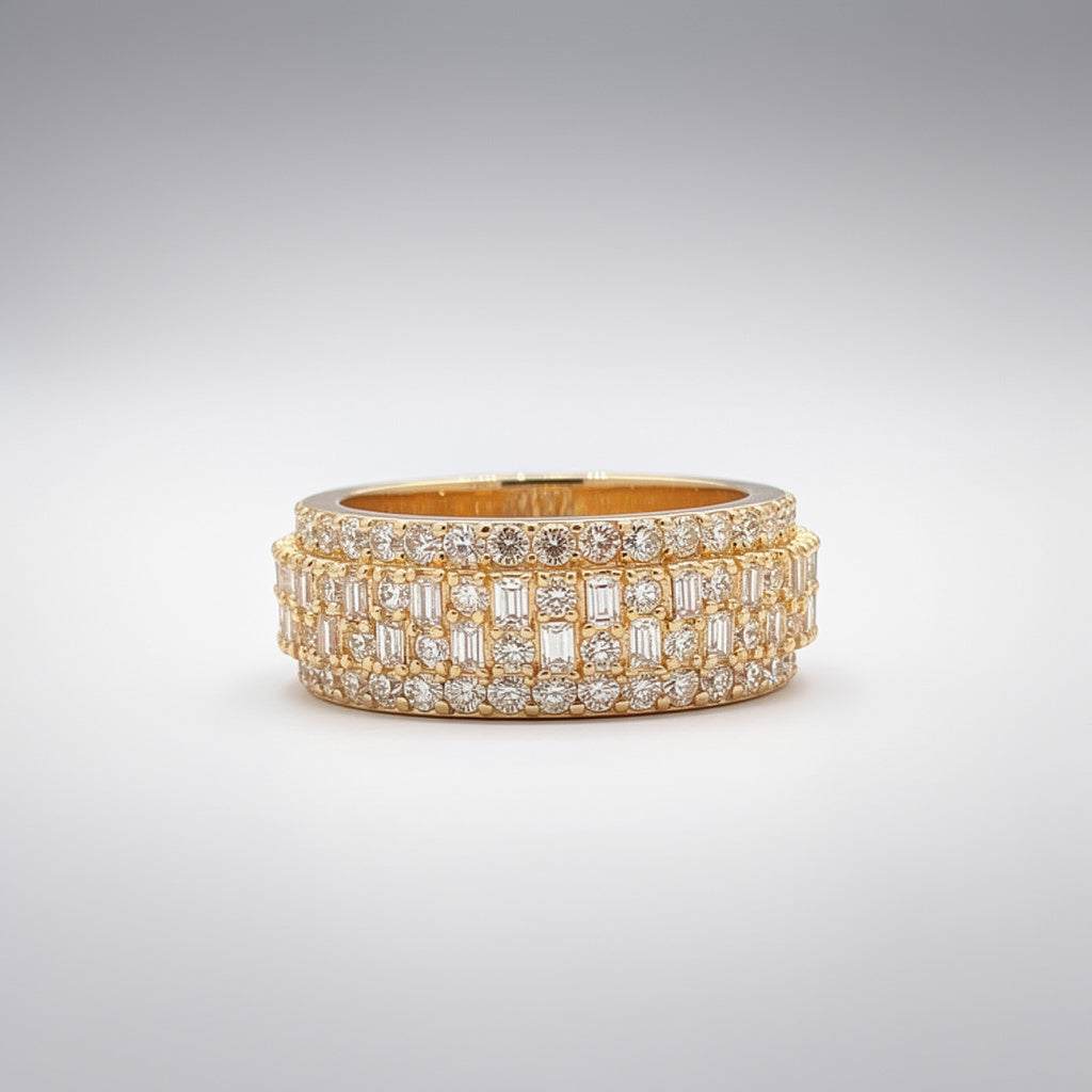 2.8 CTW Diamond Ring – 14K Gold