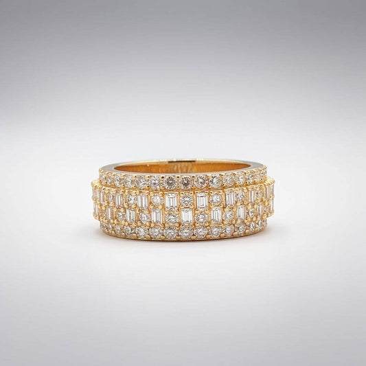 2.8 CTW Diamond Ring – 14K Gold