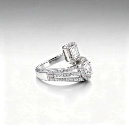 Diamond Bypass Ring | 18K Gold