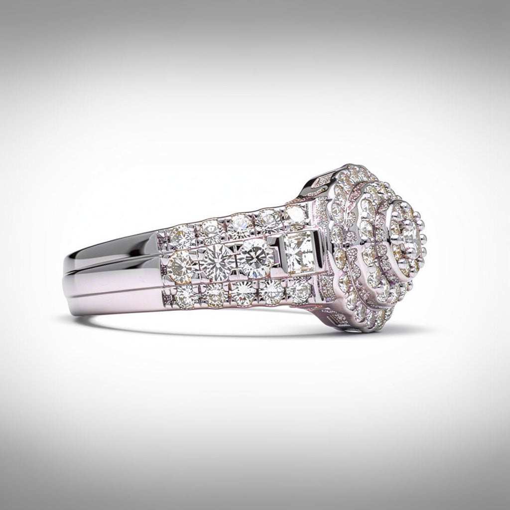 2.4 CTW Diamond Ring – 10K Gold