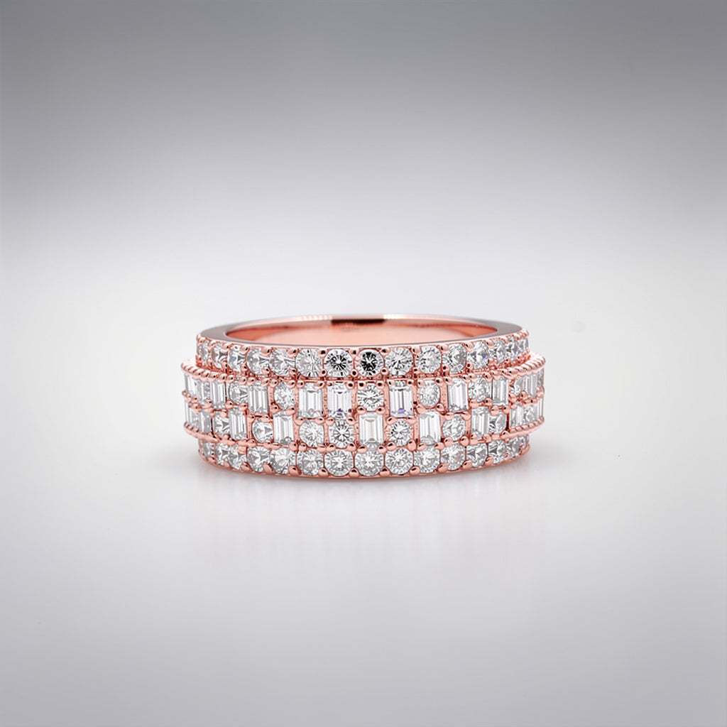 2.8 CTW Diamond Ring – 14K Gold