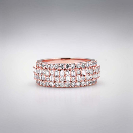 2.8 CTW Diamond Ring – 14K Gold