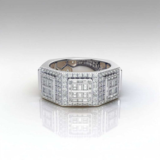 2.9 CTW Diamond Ring – 10K Gold
