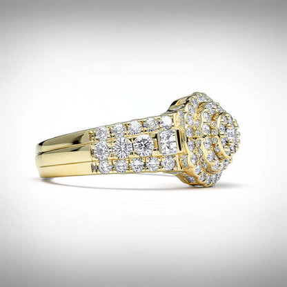 2.4 CTW Diamond Ring – 10K Gold