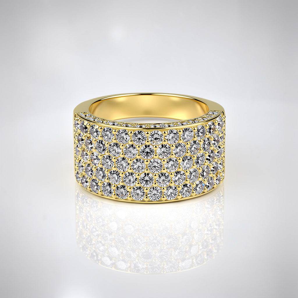 3.5 CTW Diamond Ring – 10K Gold
