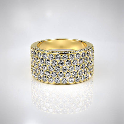 3.5 CTW Diamond Ring – 10K Gold