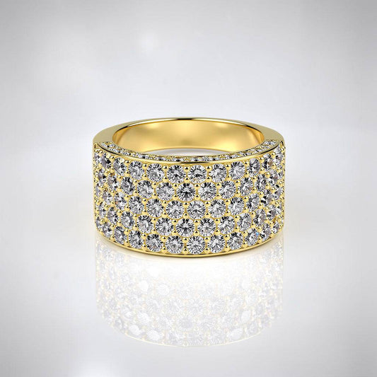 3.5 CTW Diamond Ring – 10K Gold